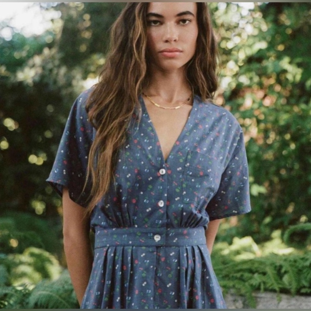 Christy Dawn - The Lottie Dress - Lapis Aster Garden - Size Small
